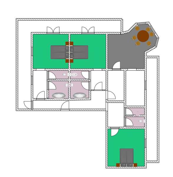Lageplan Appartement 1 – Haus Wolfram